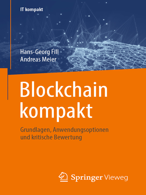 Title details for Blockchain kompakt by Hans-Georg Fill - Available